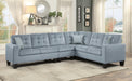 Lantana 2-Piece Reversible Sectional in Gray 9957GY*SC - Home Discount Furniture - NJ-linden