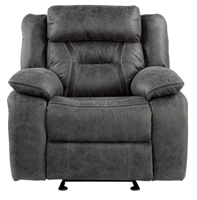 Madrona Hill Glider Reclining Chair in Gray 9989GY-1 - Home Discount Furniture - NJ-linden