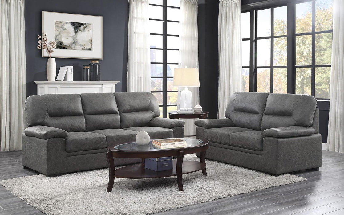 Michigan Loveseat in Dark Gray 9407DG-2 - Home Discount Furniture - NJ-linden