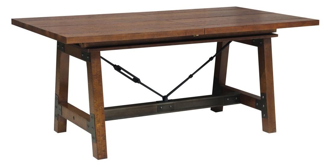 Holverson Dining Table in Rustic Brown 1715-94 - Home Discount Furniture - NJ-linden