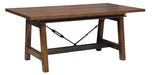 Holverson Dining Table in Rustic Brown 1715-94 - Home Discount Furniture - NJ-linden