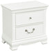 Lucida 2 Drawer Nightstand in White 2039W-4 - Home Discount Furniture - NJ-linden