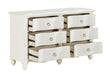 Meghan 6 Drawer Dresser in White 2058WH-5 - Home Discount Furniture - NJ-linden