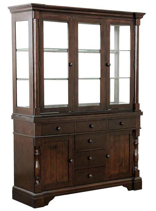 Yates Buffet and Hutch in Dark Oak 5167-50* - Home Discount Furniture - NJ-linden