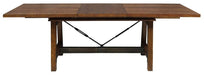 Holverson Dining Table in Rustic Brown 1715-94 - Home Discount Furniture - NJ-linden