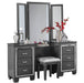 Allura Vanity Dresser with Mirror in Gray 1916GY-15* image
