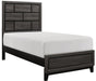 Davi Twin Panel Bed in Gray 1645T-1* - Home Discount Furniture - NJ-linden