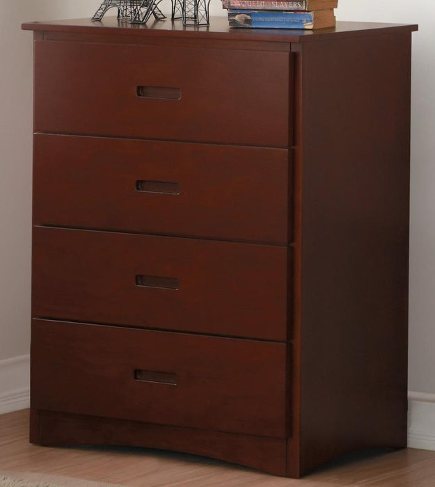 Rowe 4 Drawer Chest in Dark Cherry B2013DC-9 - Home Discount Furniture - NJ-linden