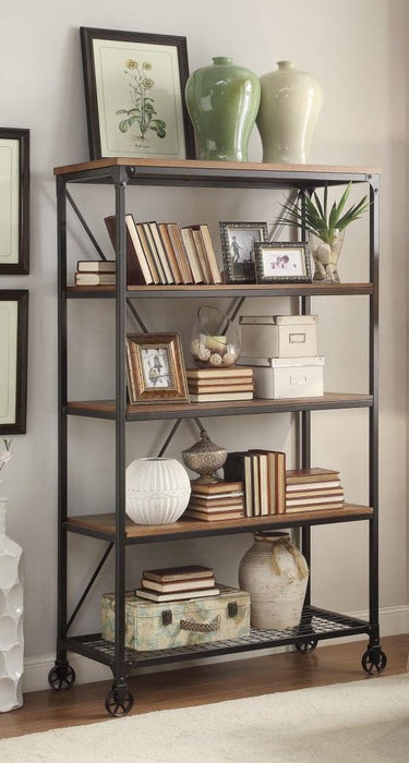 Millwood 40"W Bookcase in Pine 5099-17 - Home Discount Furniture - NJ-linden