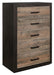 Miter Chest in Rustin Mahogany & Dark Ebony 1762-9 - Home Discount Furniture - NJ-linden