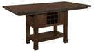 Schleiger Counter Height Dining Table in Dark Brown 5400-36XL* - Home Discount Furniture - NJ-linden