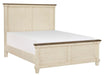 Weaver King Panel Bed in Antique White 1626K-1EK* - Home Discount Furniture - NJ-linden