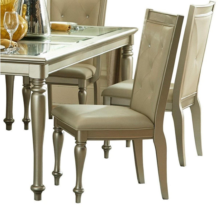 Celandine Dining Table in Silver 1928-78NG - Home Discount Furniture - NJ-linden