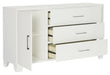 Kerren Dresser in White 1678W-5 - Home Discount Furniture - NJ-linden
