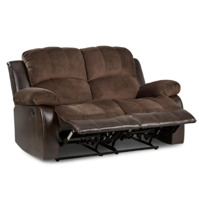Granley Double Reclining Loveseat in Chocolate 9700FCP-2 - Home Discount Furniture - NJ-linden