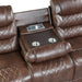 Putnam Double Reclining Sofa with Drop-Down in Brown 9405BR-3 - Home Discount Furniture - NJ-linden