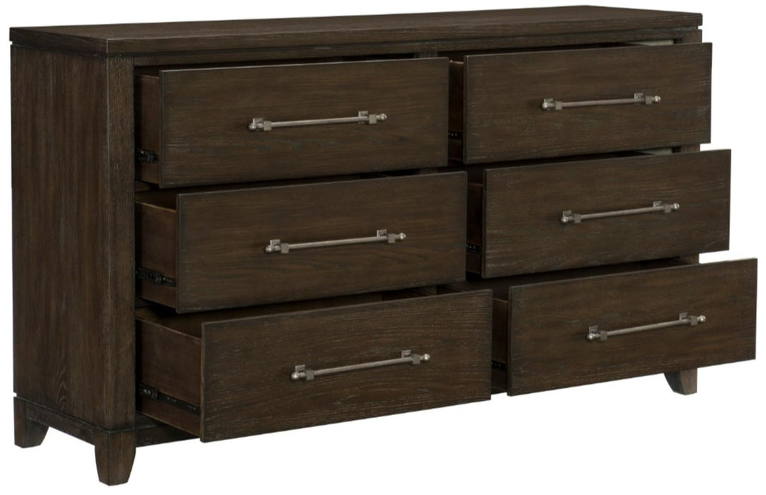 Griggs Dresser in Dark Brown 1669-5 - Home Discount Furniture - NJ-linden