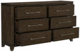 Griggs Dresser in Dark Brown 1669-5 - Home Discount Furniture - NJ-linden