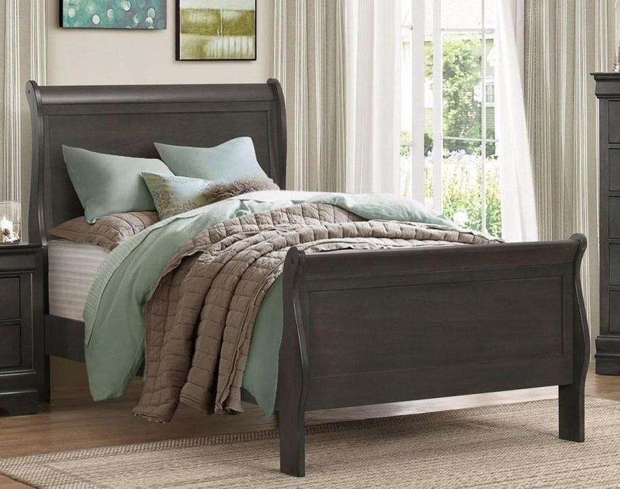 Mayville Twin Sleigh Bed in Gray 2147TSG-1 - Home Discount Furniture - NJ-linden