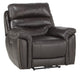 Lance Power Reclining Chair with Power Headrest and USB Port in Brown 9527BRW-1PWH - Home Discount Furniture - NJ-linden