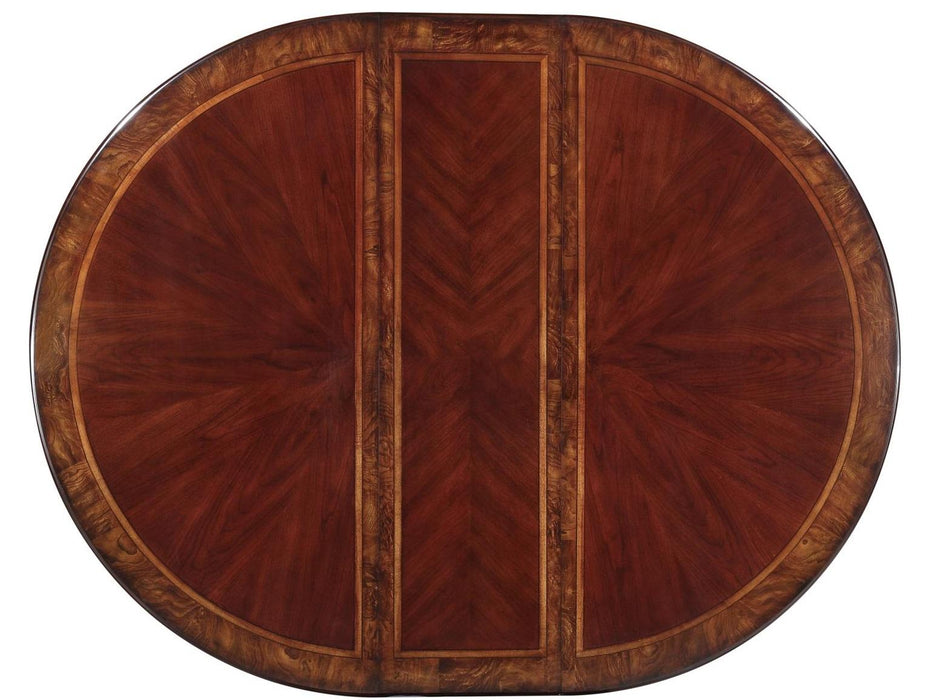 Deryn Park Round Dining Table in Dark Cherry 2243-76* - Home Discount Furniture - NJ-linden