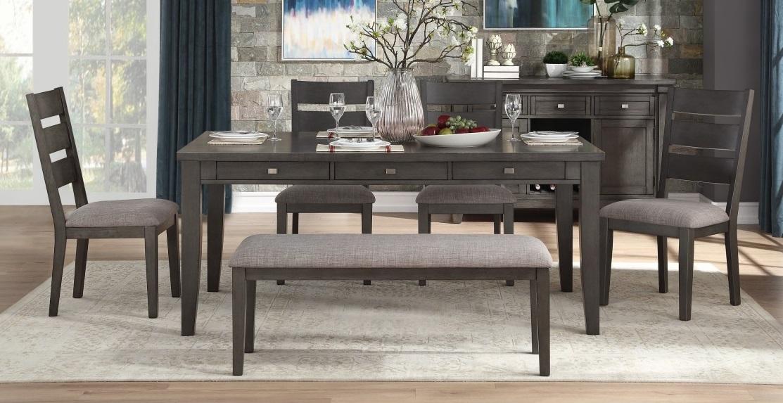 Baresford Bench in Gray 5674-13 - Home Discount Furniture - NJ-linden
