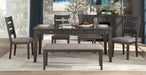 Baresford Bench in Gray 5674-13 - Home Discount Furniture - NJ-linden