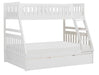 Galen Twin/Full Bunk Bed w/ Twin Trundle in White B2053TFW-1*R - Home Discount Furniture - NJ-linden