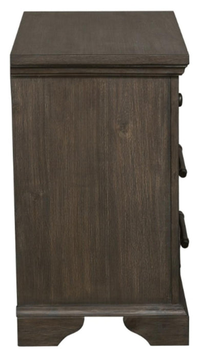 Taulon Nightstand in Dark Oak 5438-4 - Home Discount Furniture - NJ-linden