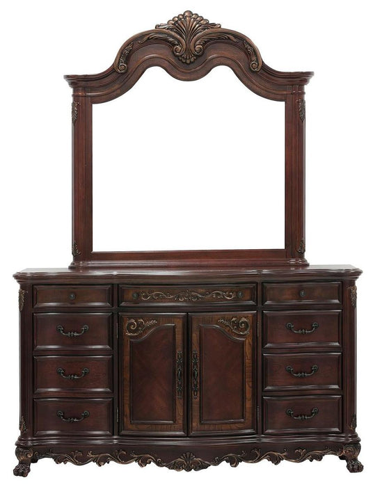 Deryn Park 9 Drawer Dresser in Cherry 2243-5 - Home Discount Furniture - NJ-linden