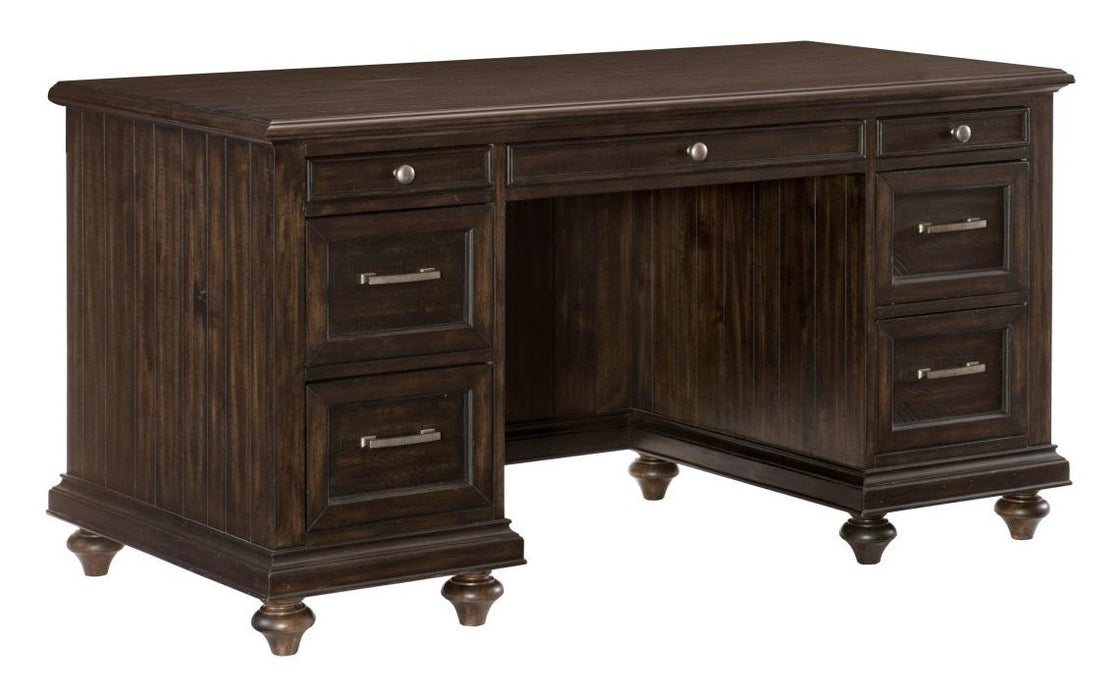 Cardano Executive Desk in Charcoal 1689-17 - Home Discount Furniture - NJ-linden