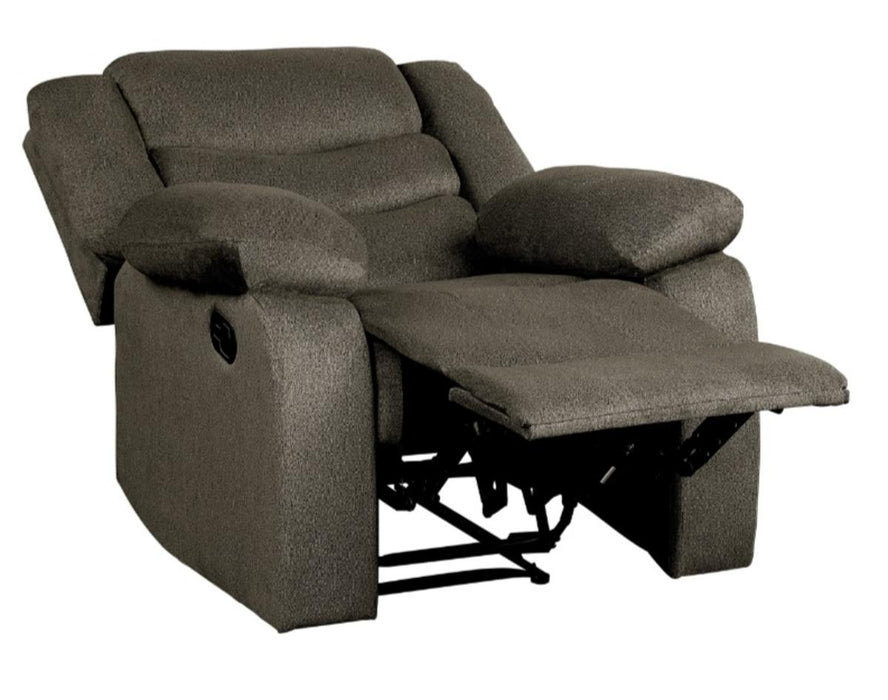 Discus Double Reclining Chair in Brown 9526BR-1 - Home Discount Furniture - NJ-linden
