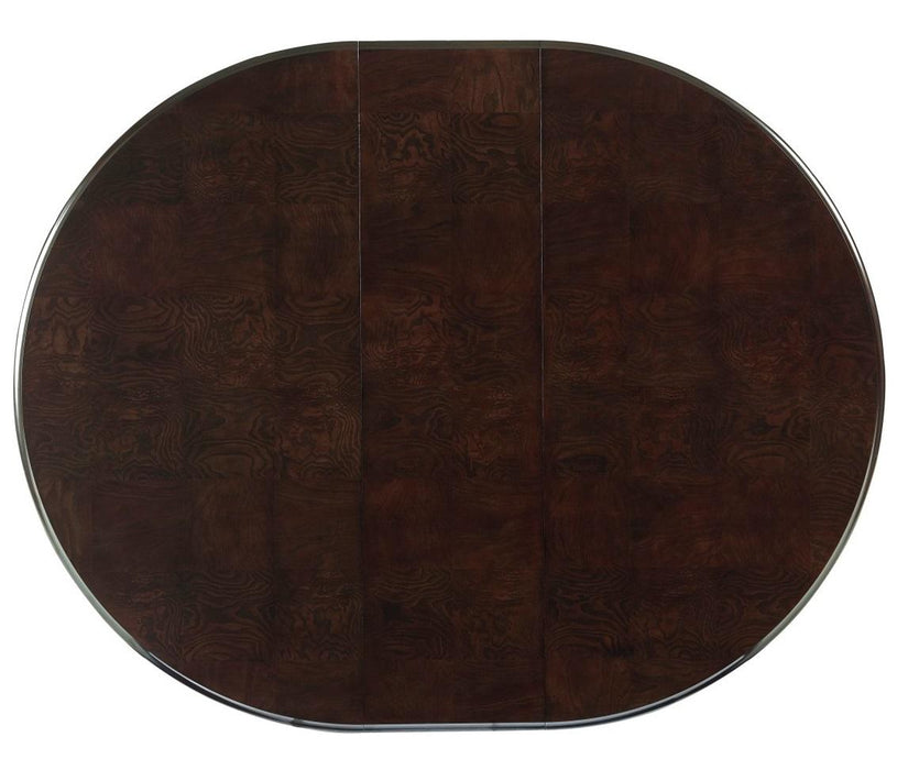 Savion Round/Oval Dining Table in Espresso 5494-76* - Home Discount Furniture - NJ-linden