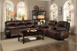 Mahala Power Double Reclining Loveseat in Brown 8200BRW-2PW - Home Discount Furniture - NJ-linden