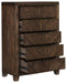 Parnell Chest in Rustic Cherry 1648-9 - Home Discount Furniture - NJ-linden