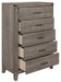 Woodrow 5 Drawer Chest in Gray 2042-9 - Home Discount Furniture - NJ-linden