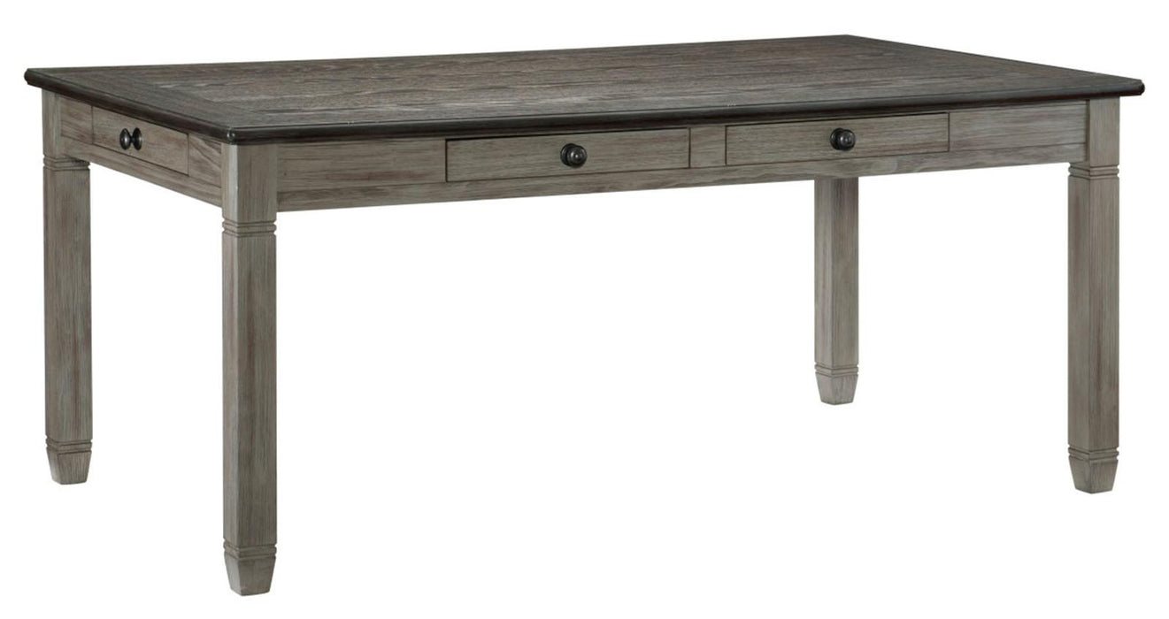 Granby Dining Table in Coffee and Antique Gray 5627GY-72 - Home Discount Furniture - NJ-linden