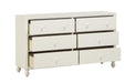 Wellsummer 6 Drawer Dresser in White 1803W-5 - Home Discount Furniture - NJ-linden