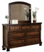 Cumberland Mirror in Brown Cherry 2159-6 - Home Discount Furniture - NJ-linden