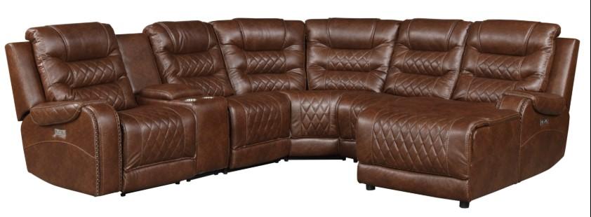 Putnam Corner Seat in Brown 9405BR-CR - Home Discount Furniture - NJ-linden