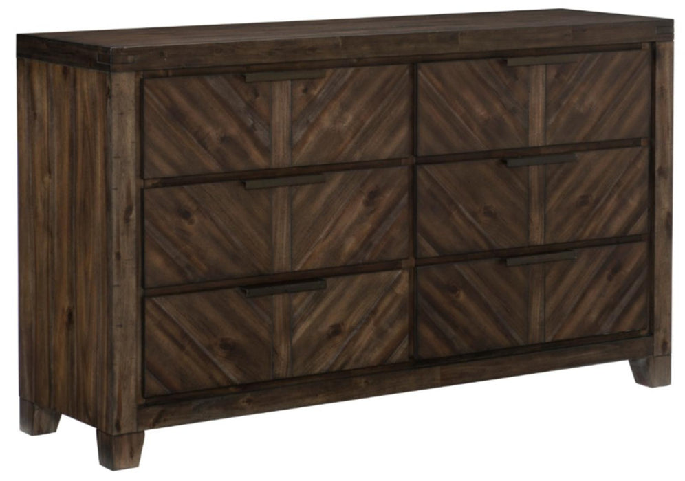 Parnell Dresser in Rustic Cherry 1648-5 - Home Discount Furniture - NJ-linden