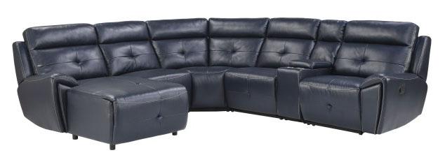 Avenue Right Side Reclining Chair in Navy 9469NVB-RR - Home Discount Furniture - NJ-linden