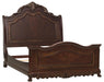 Deryn Park Queen Sleigh Bed in Cherry 2243SL-1 - Home Discount Furniture - NJ-linden