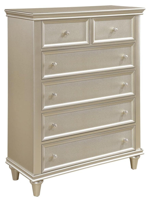 Celandine 6 Drawer Chest in Silver 1928-9 - Home Discount Furniture - NJ-linden