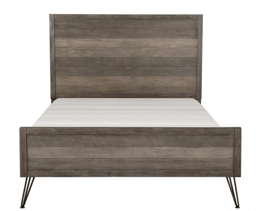 Urbanite King Panel Bed in Tri-tone Gray 1604K-1EK - Home Discount Furniture - NJ-linden