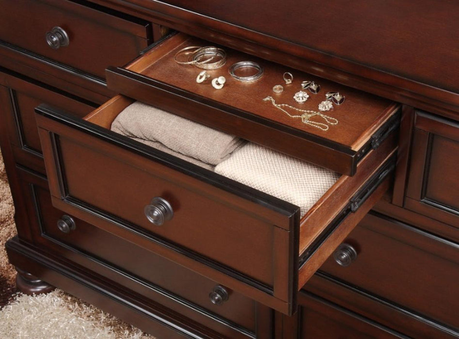 Cumberland Dresser in Brown Cherry 2159-5 - Home Discount Furniture - NJ-linden