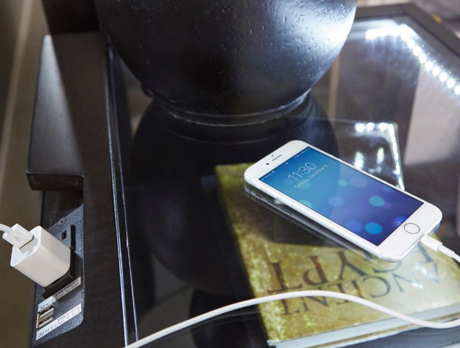 Larchmont Nightstand in Charcoal 5424-4 - Home Discount Furniture - NJ-linden