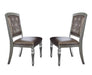 Orsina Side Chair in Silver (Set of 2) - Home Discount Furniture - NJ-linden