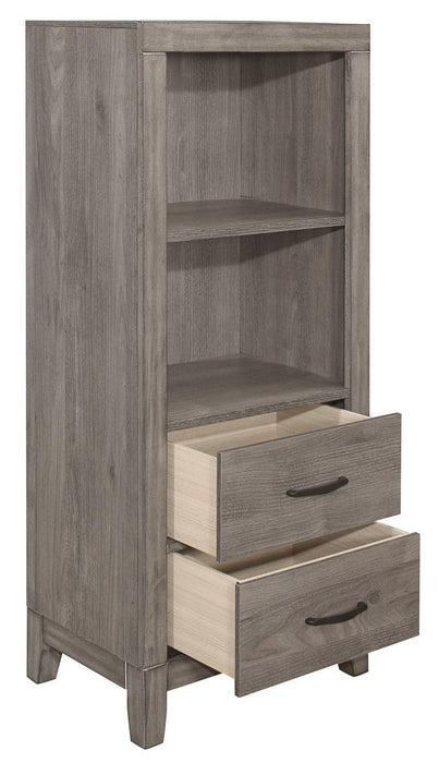 Woodrow Pier/Tower Nightstand in Gray 2042NB-10 - Home Discount Furniture - NJ-linden