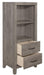 Woodrow Pier/Tower Nightstand in Gray 2042NB-10 - Home Discount Furniture - NJ-linden